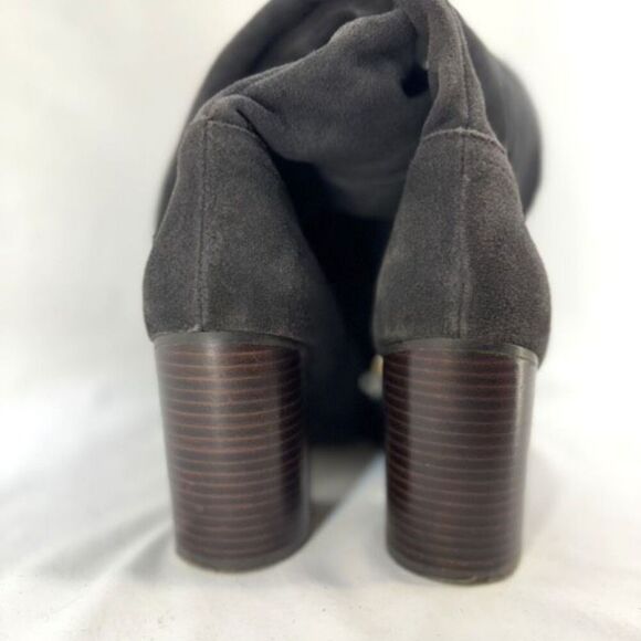 Steve Madden Womens Dark Gray Saudy Suede Over-the-Knee Boots Size 10M - Picture 5 of 10